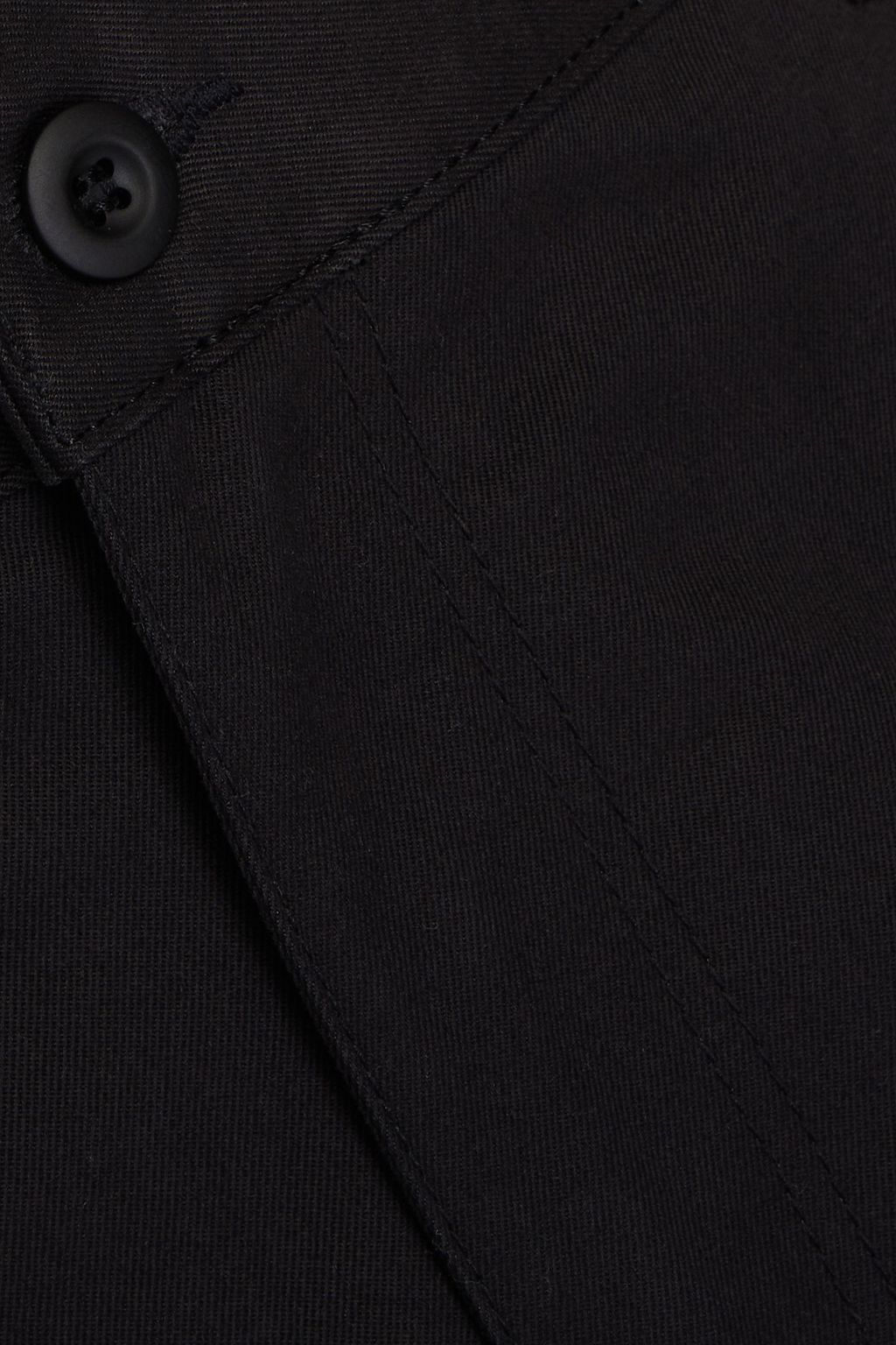 CAFÉ KITSUNÉ Cotton-gabardine cargo shorts
