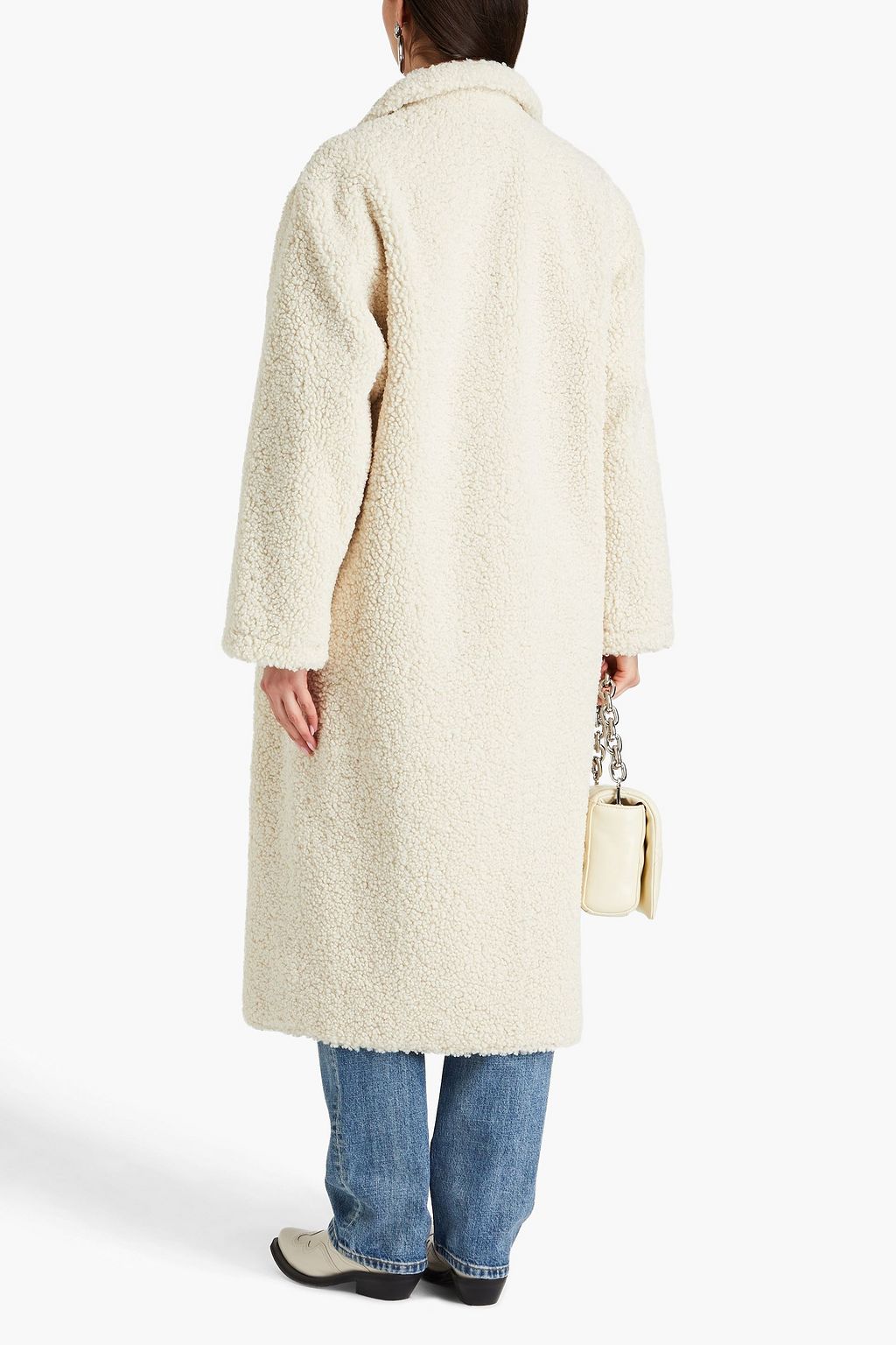 STAND STUDIO Kenca reversible faux shearling coat