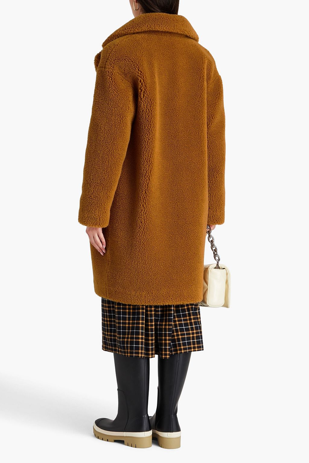 STAND STUDIO Camille faux shearling coat