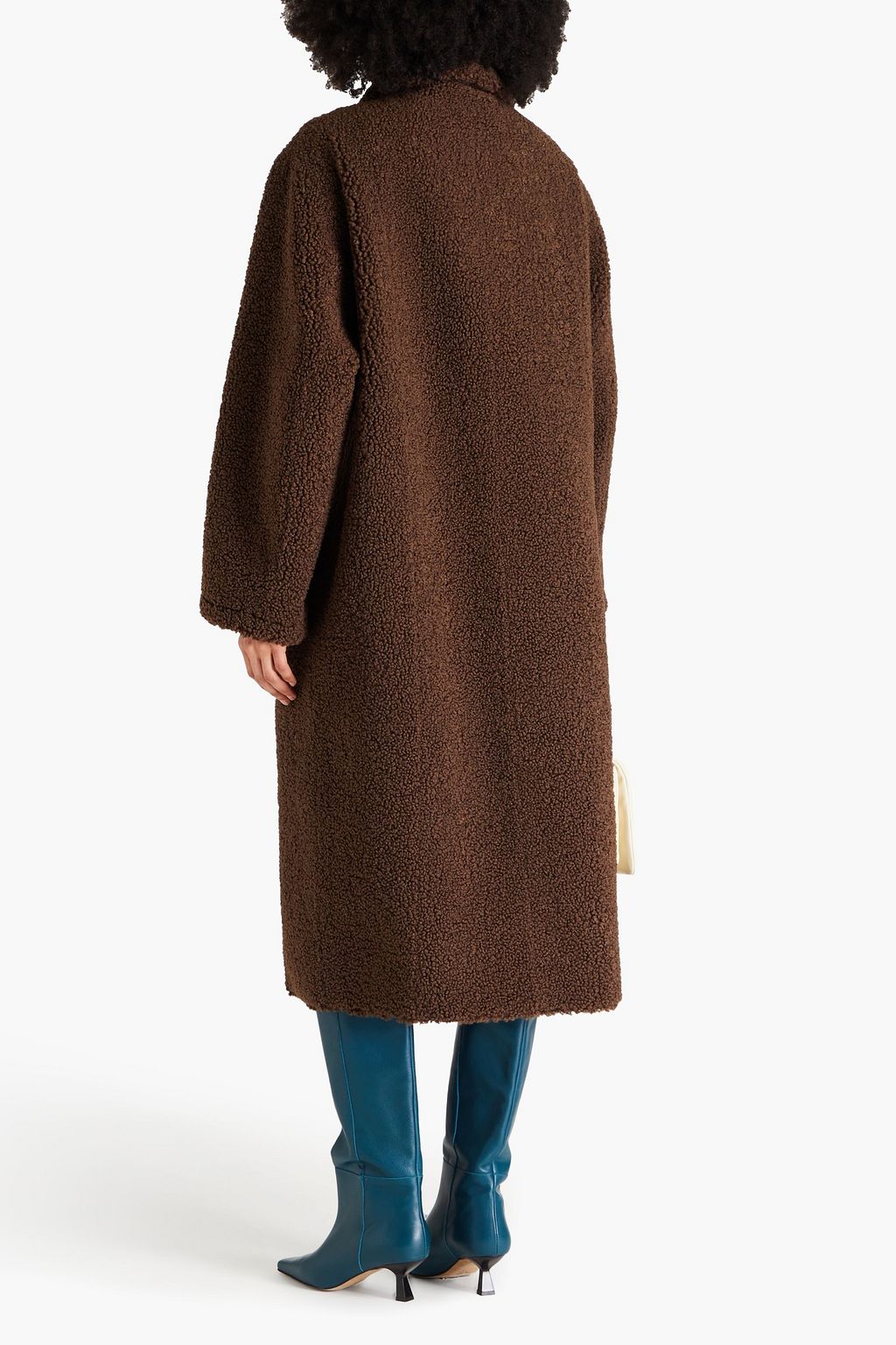 STAND STUDIO Kenca reversible faux shearling coat