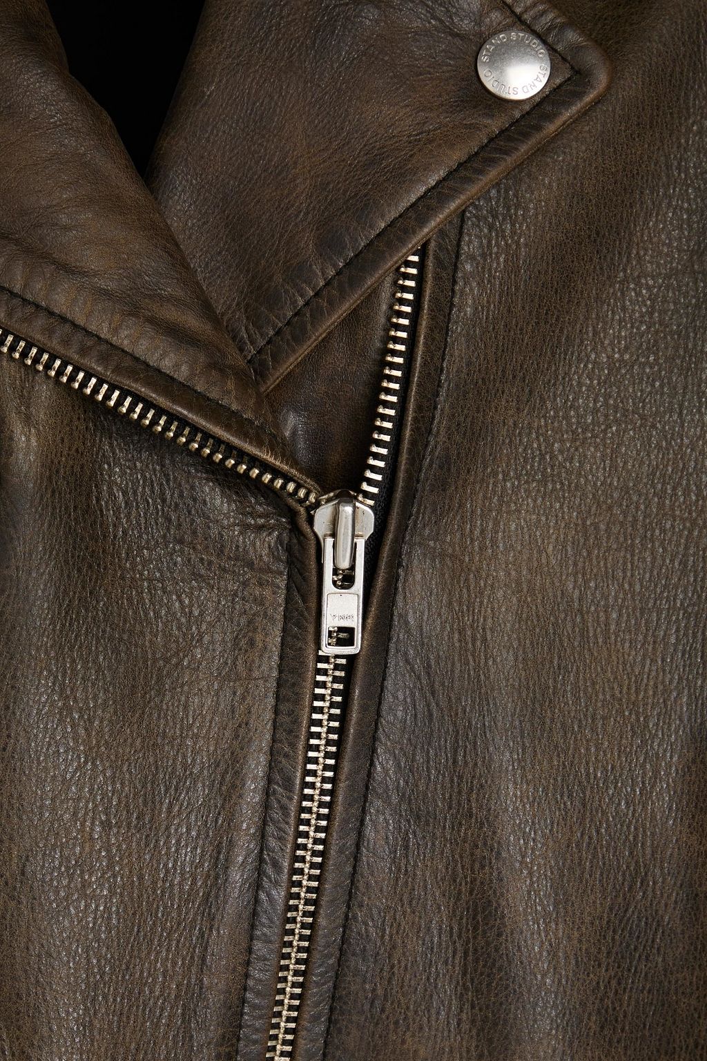 STAND STUDIO Icon MC leather biker jacket