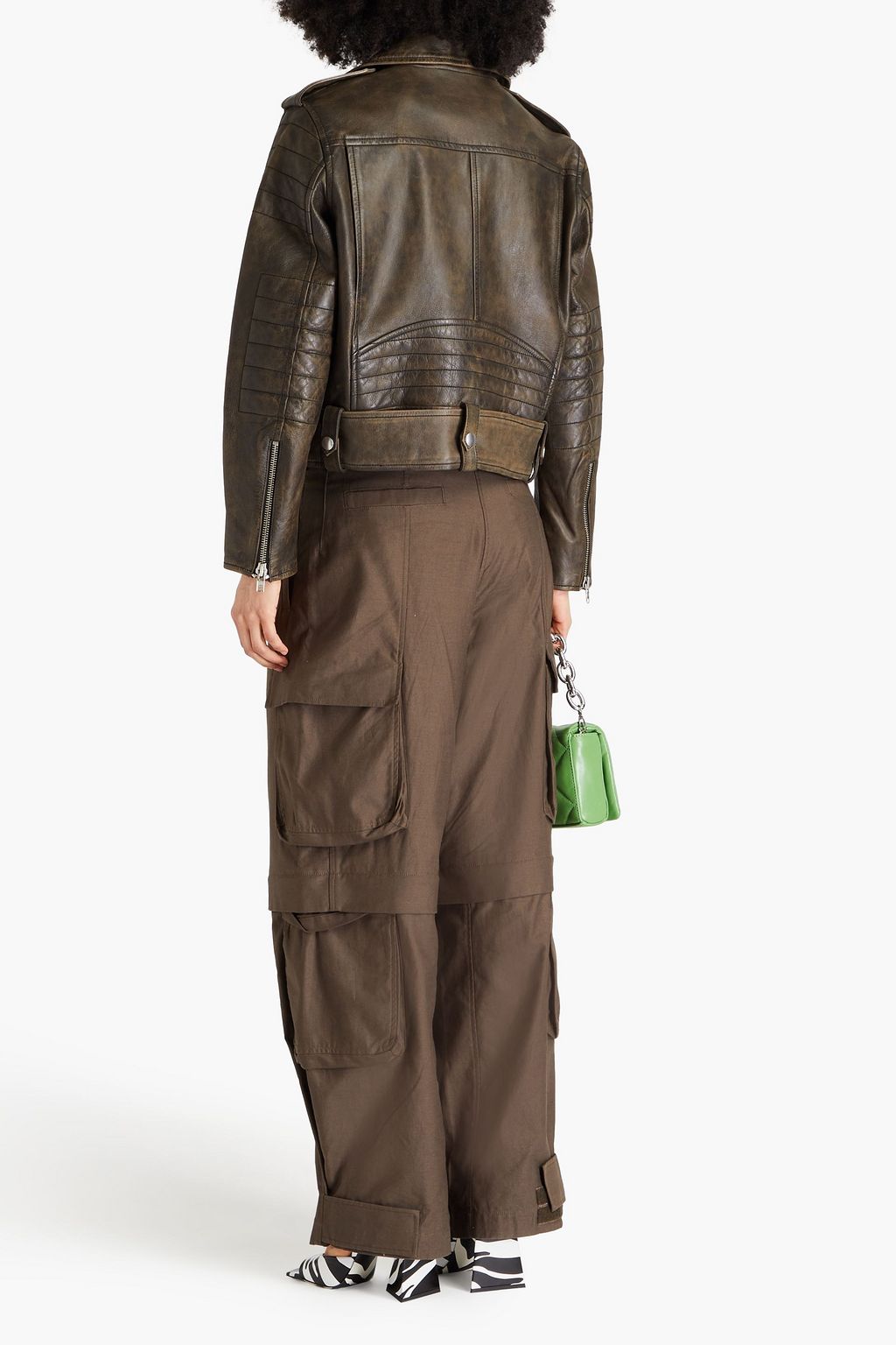 STAND STUDIO Icon MC leather biker jacket
