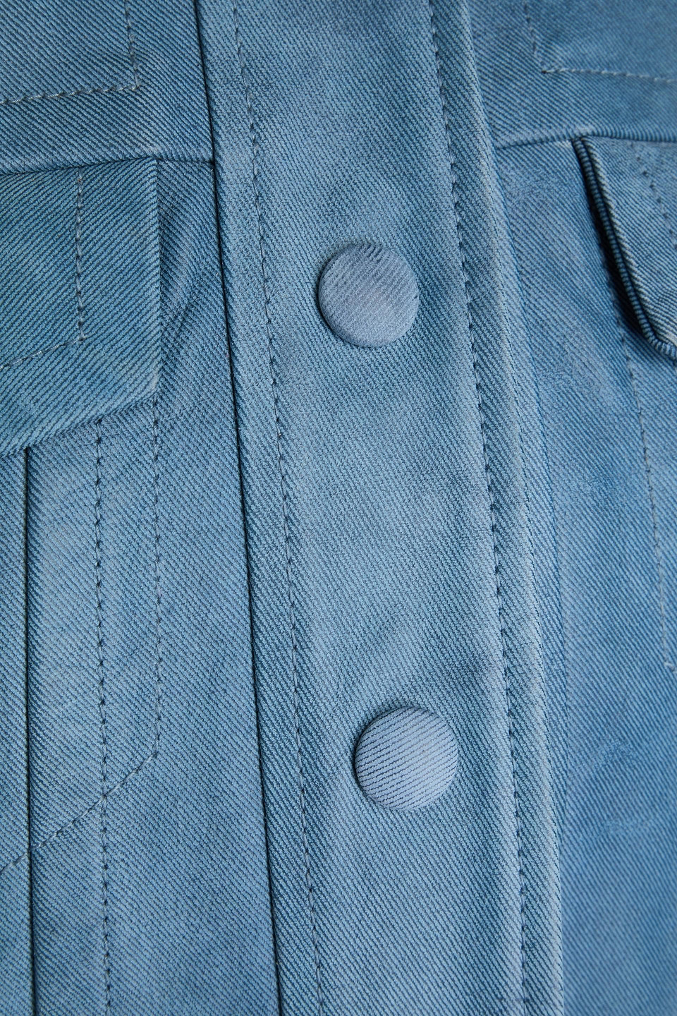 Stand Studio Jacke Aus Beschichtetem Leder In Blau
