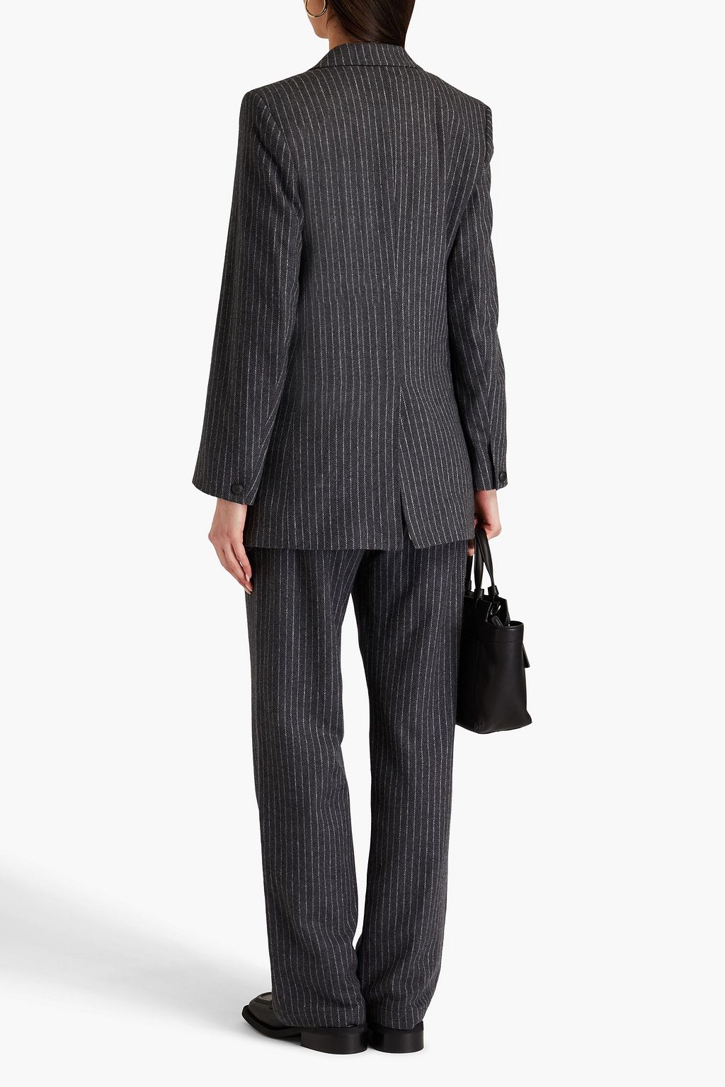 RAG & BONE بليزر من التويد المصنوع من مزيج الصوف بتصميم مقلّم