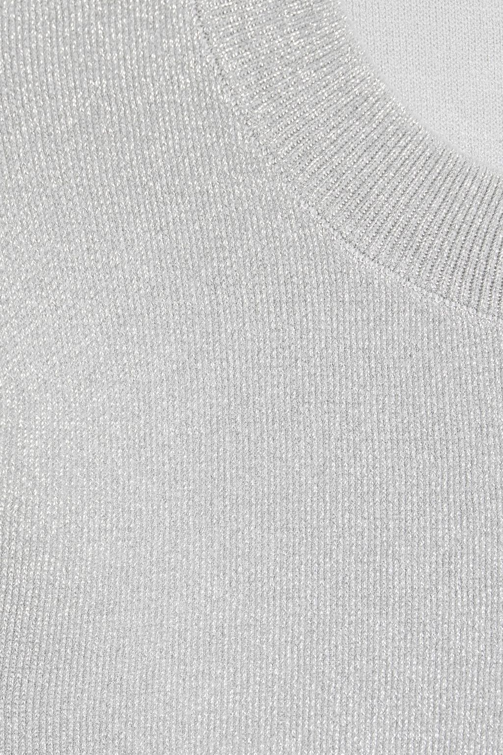 VB BODY VICTORIA BECKHAM Metallic stretch-knit cardigan