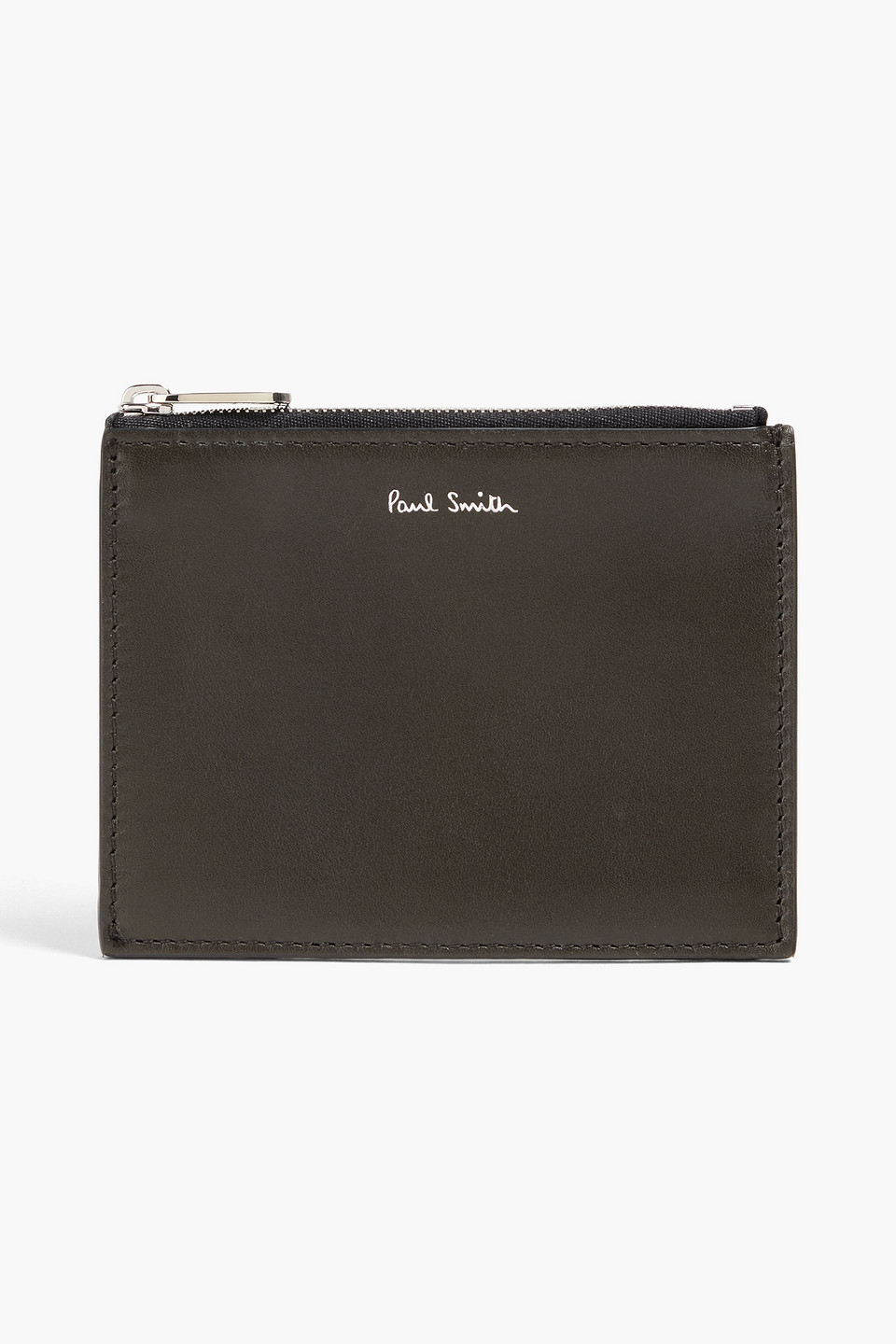Paul Smith Embossed Leather Cardholder In Black
