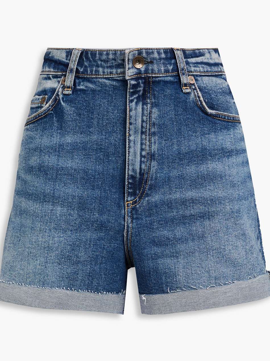 monterosso distressed denim shorts