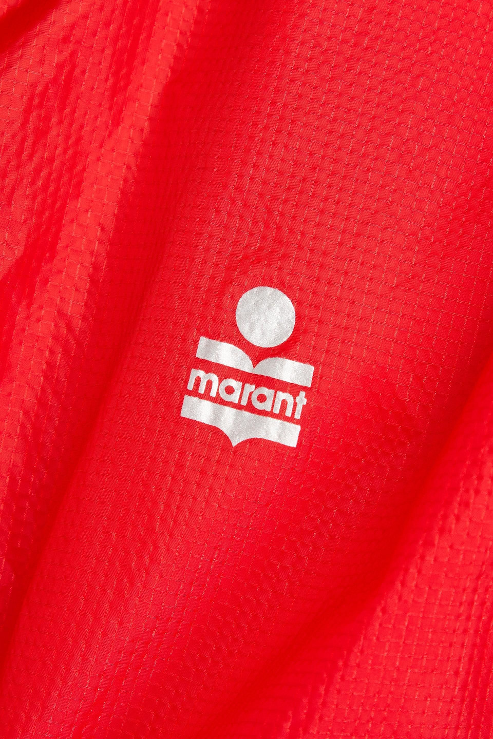 Isabel Marant Bicody Printed Ripstop Jacket In Rot