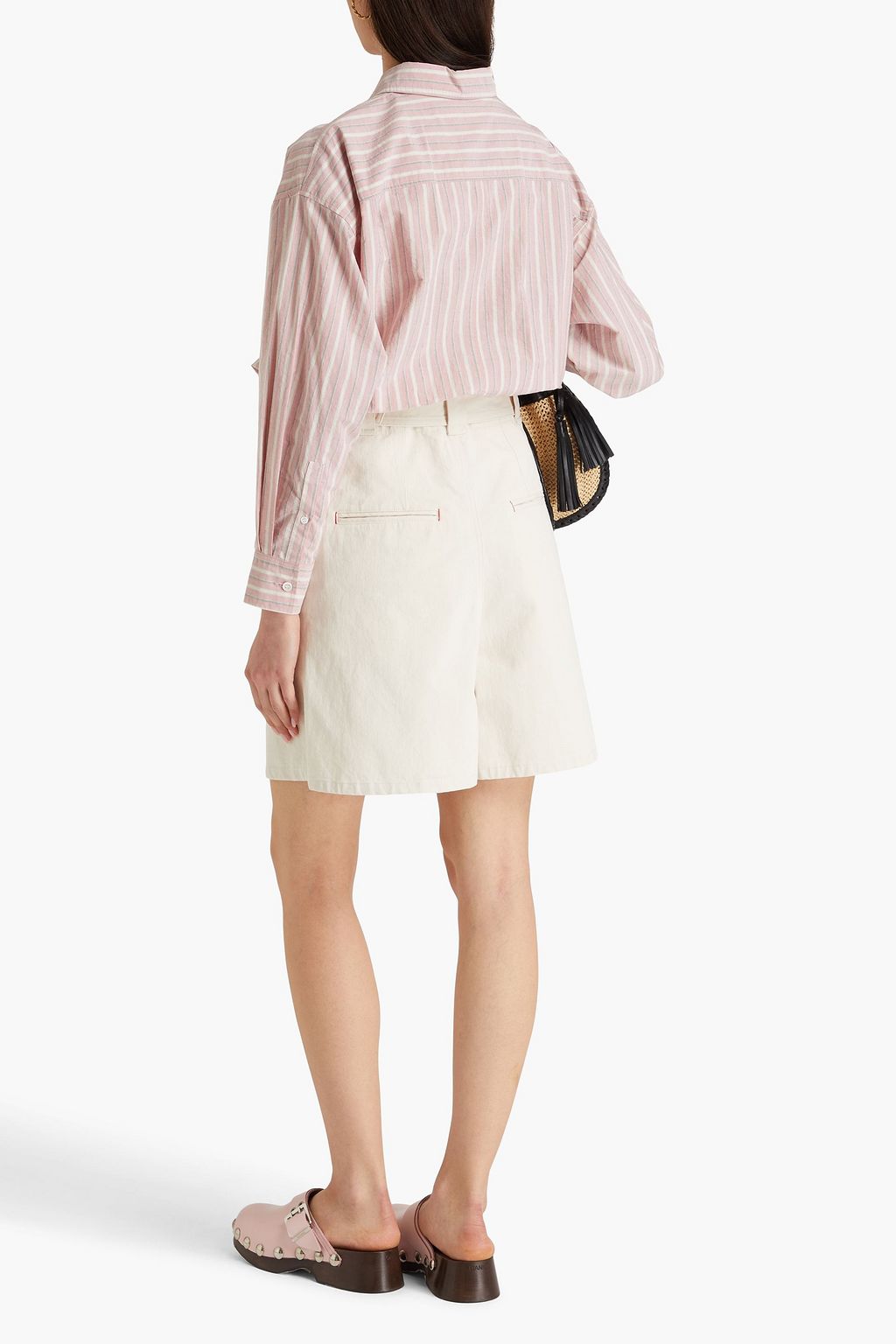 MARANT ÉTOILE Ajady striped cotton-poplin shirt