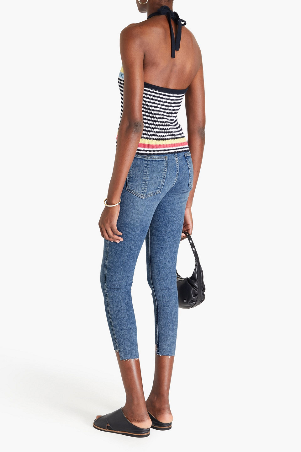 RAG & BONE MONTEROSSO CROPPED HIGH-RISE SKINNY JEANS