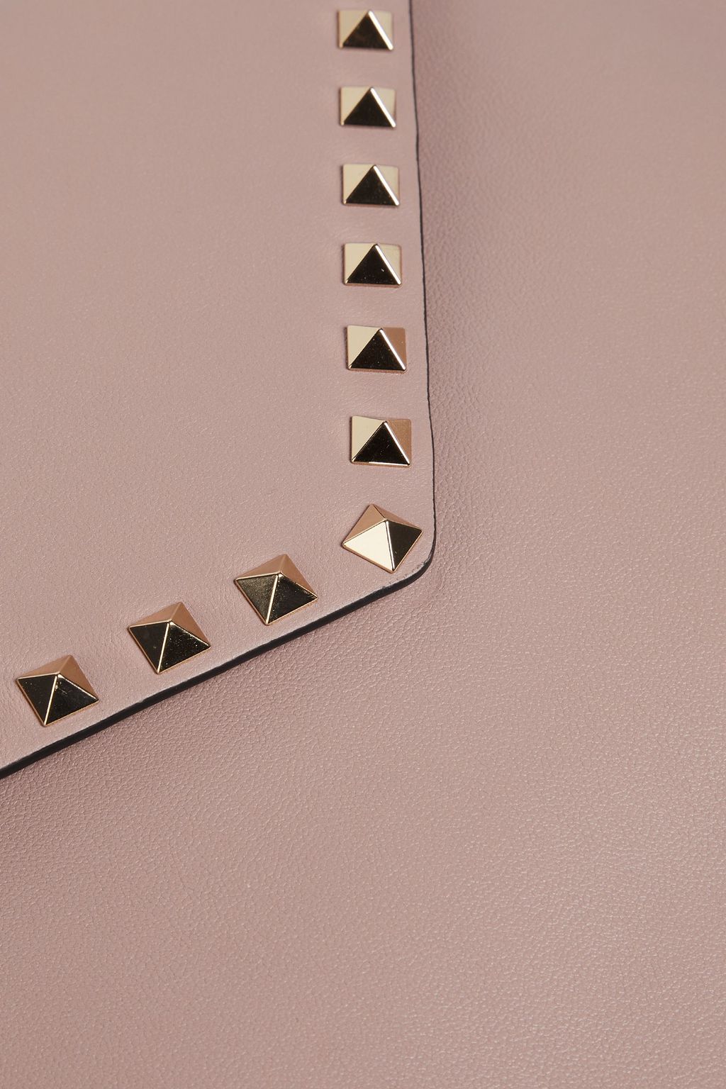 VALENTINO GARAVANI Rockstud leather envelope clutch