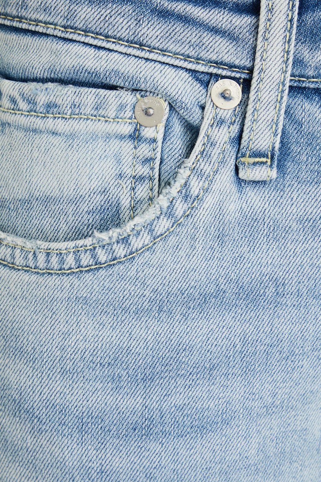 RAG & BONE デニム ボーイフレンドジーンズ 色あせ加工