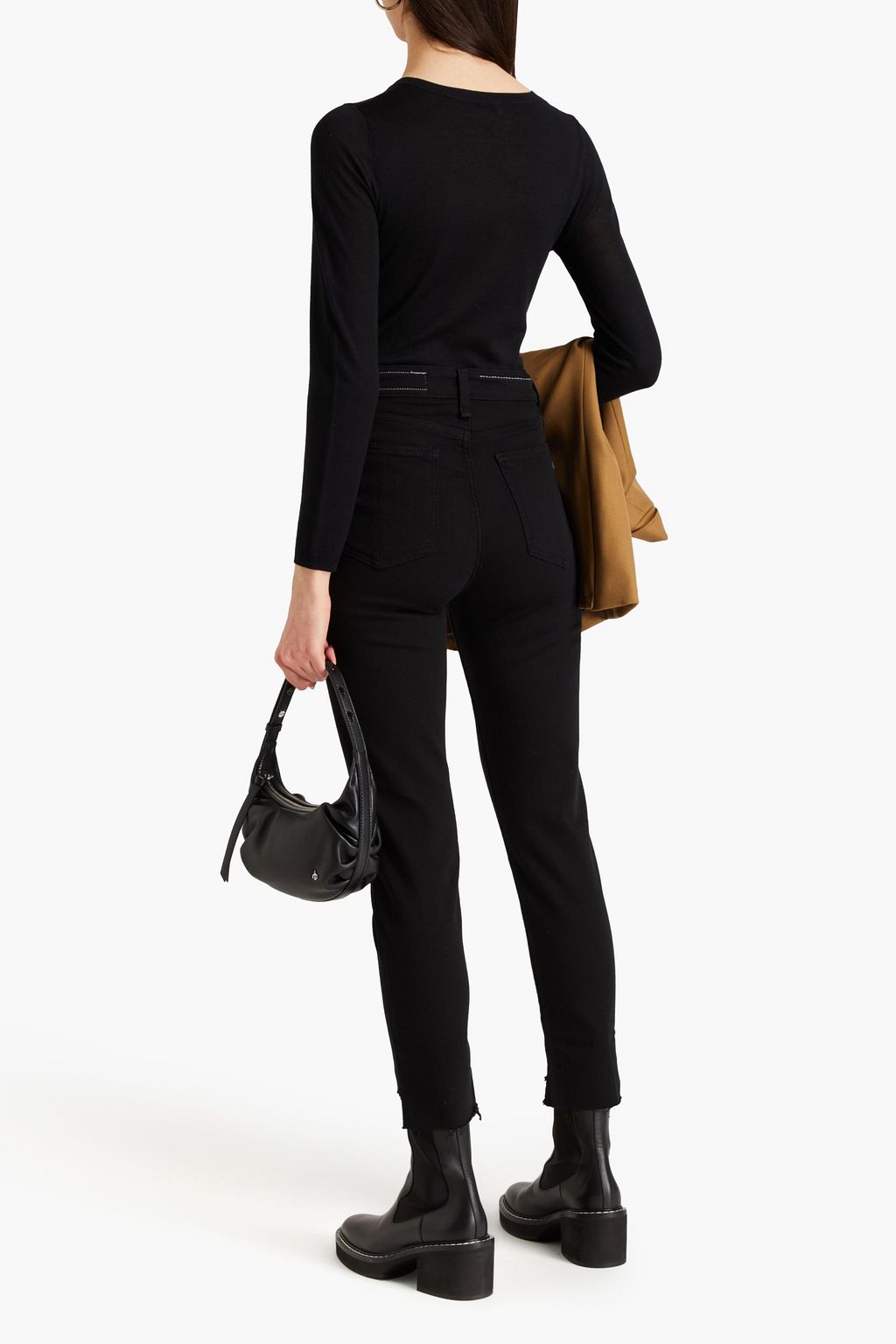 RAG & BONE 하이라이즈 슬림 레그 진