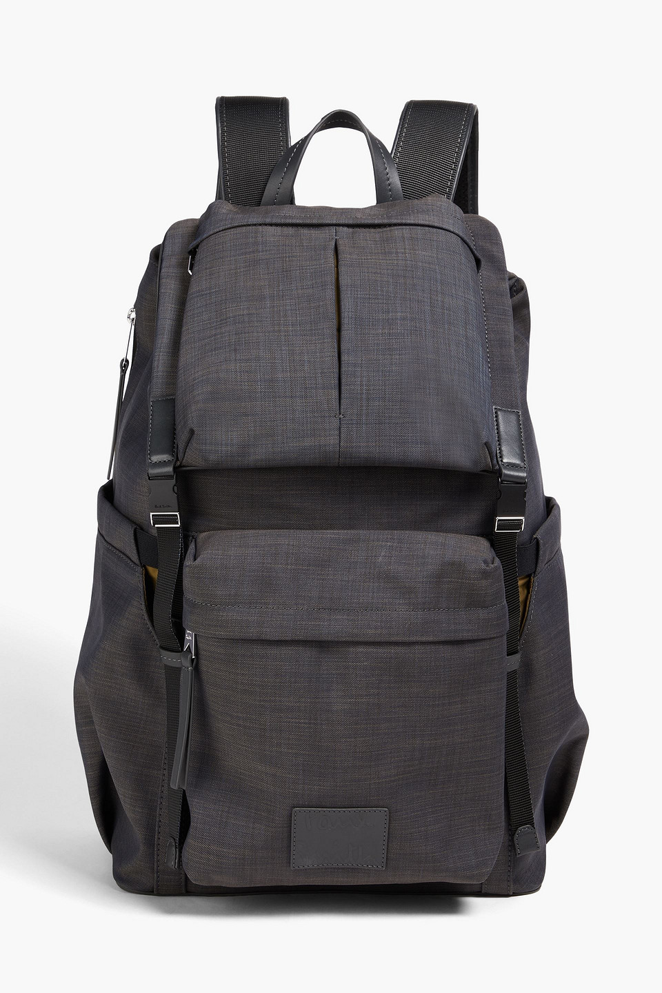 Paul Smith Twill Backpack In Blue