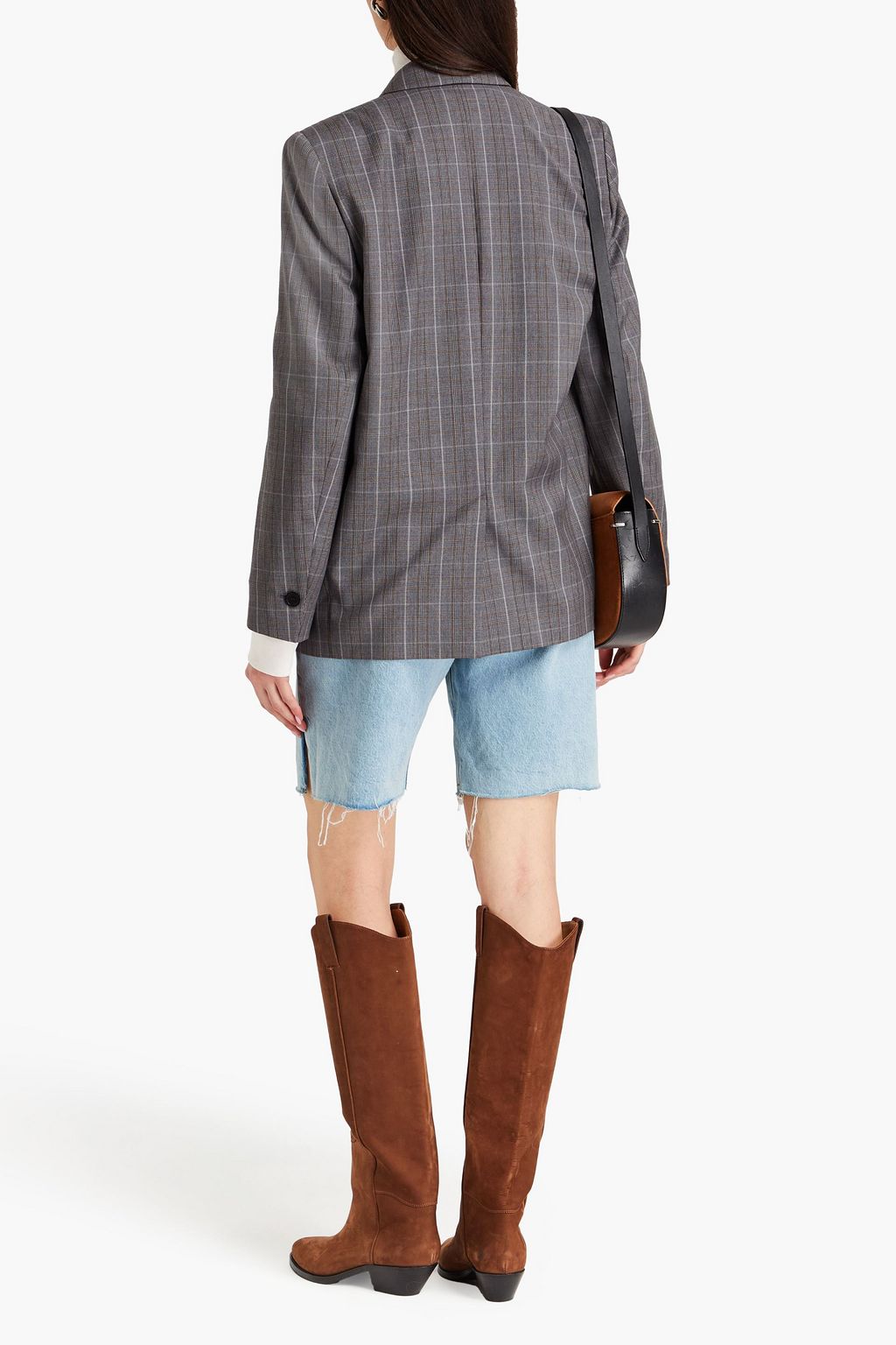 MARANT ÉTOILE Prince of Wales checked wool blazer