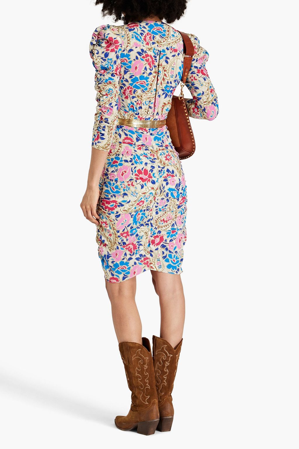 ISABEL MARANT Celine floral-print silk-blend crepe de chine dress