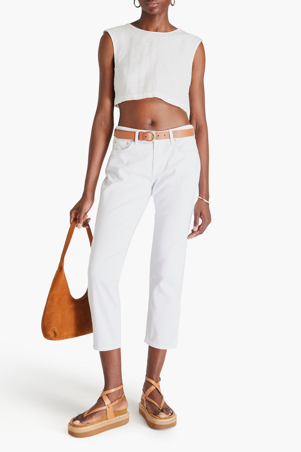 RAG & BONE CROPPED BOYFRIEND JEANS