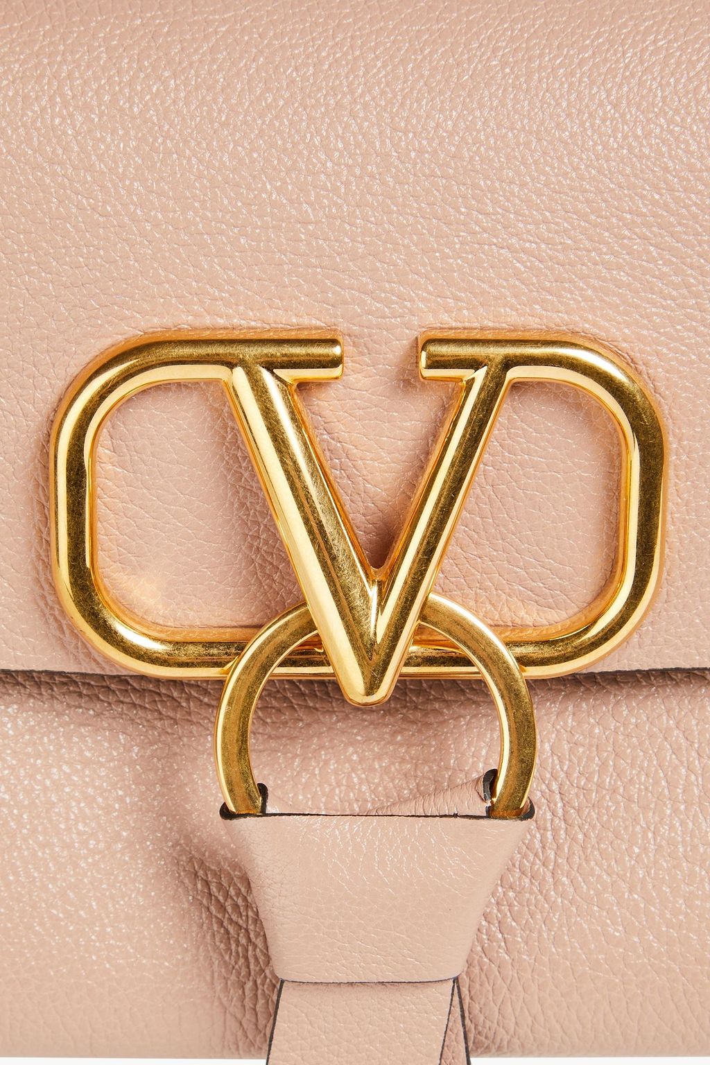 VALENTINO GARAVANI VRING pebbled-leather cross-body bag