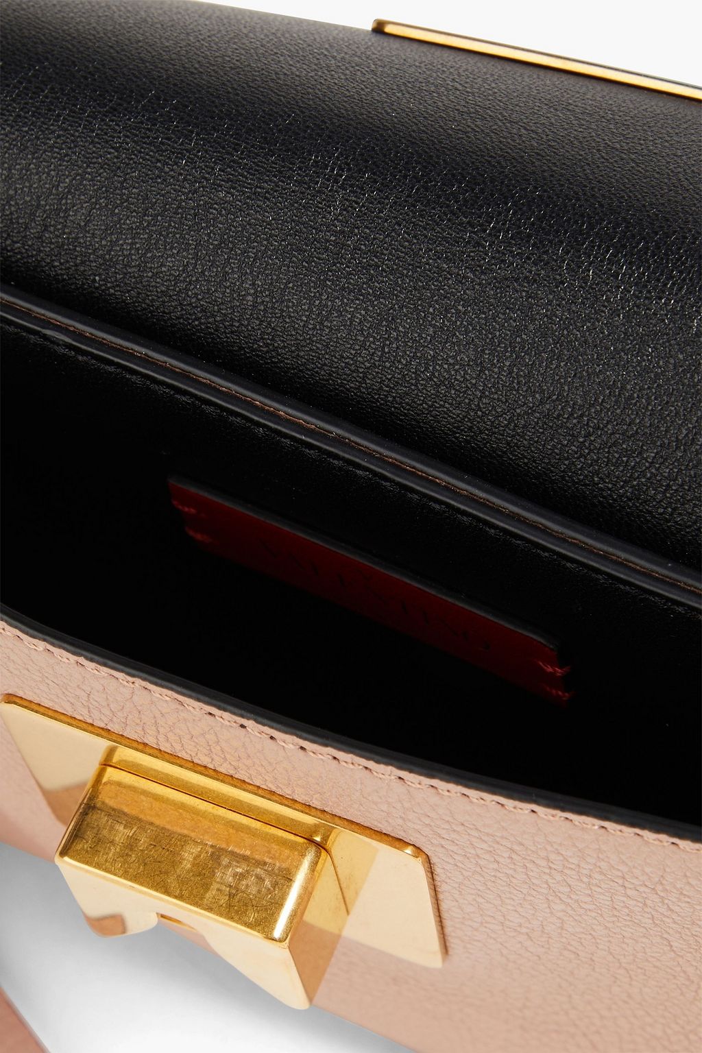VALENTINO GARAVANI VRING pebbled-leather cross-body bag