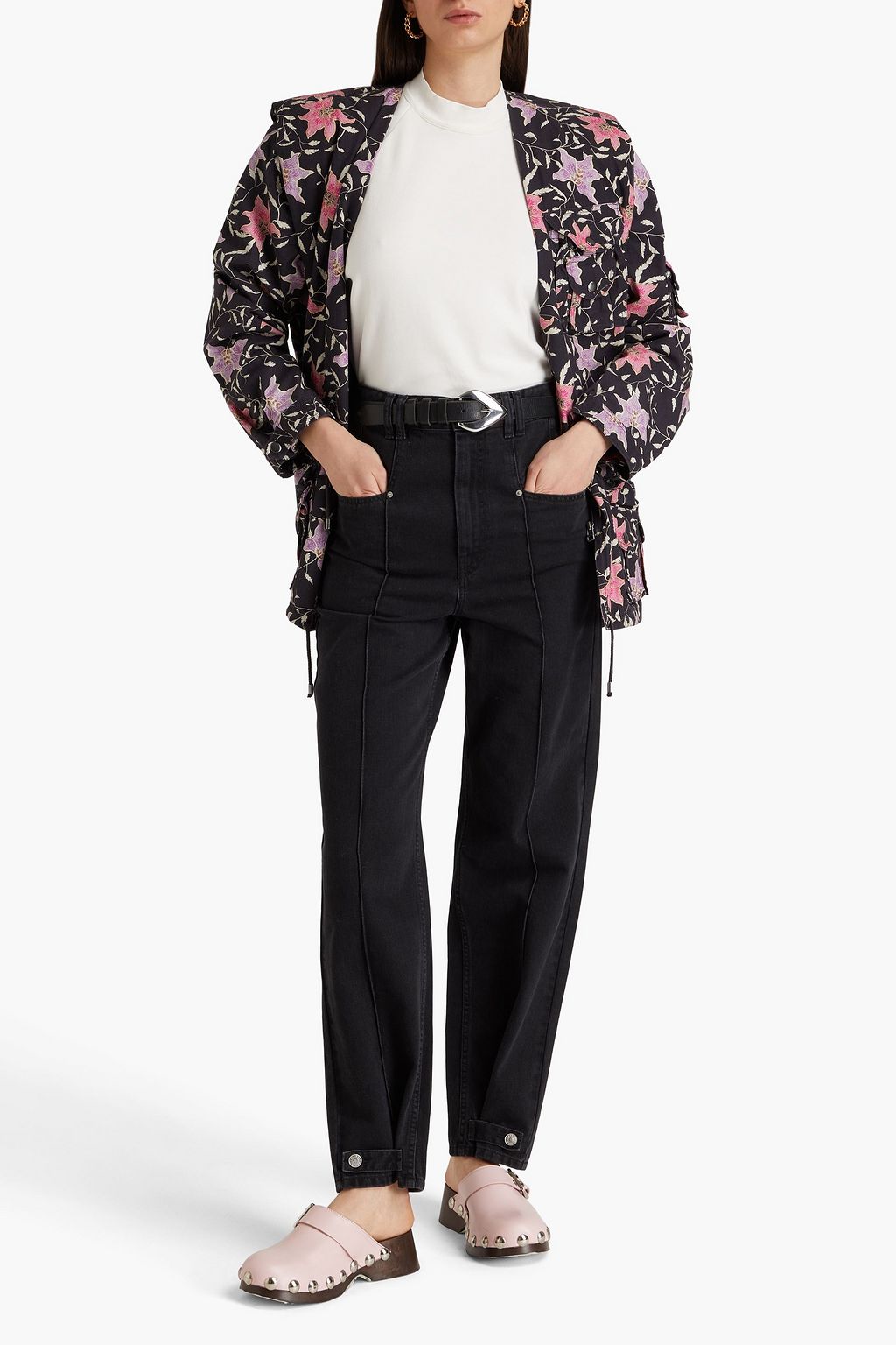 ISABEL MARANT 하이라이즈 스트레이트 레그 진