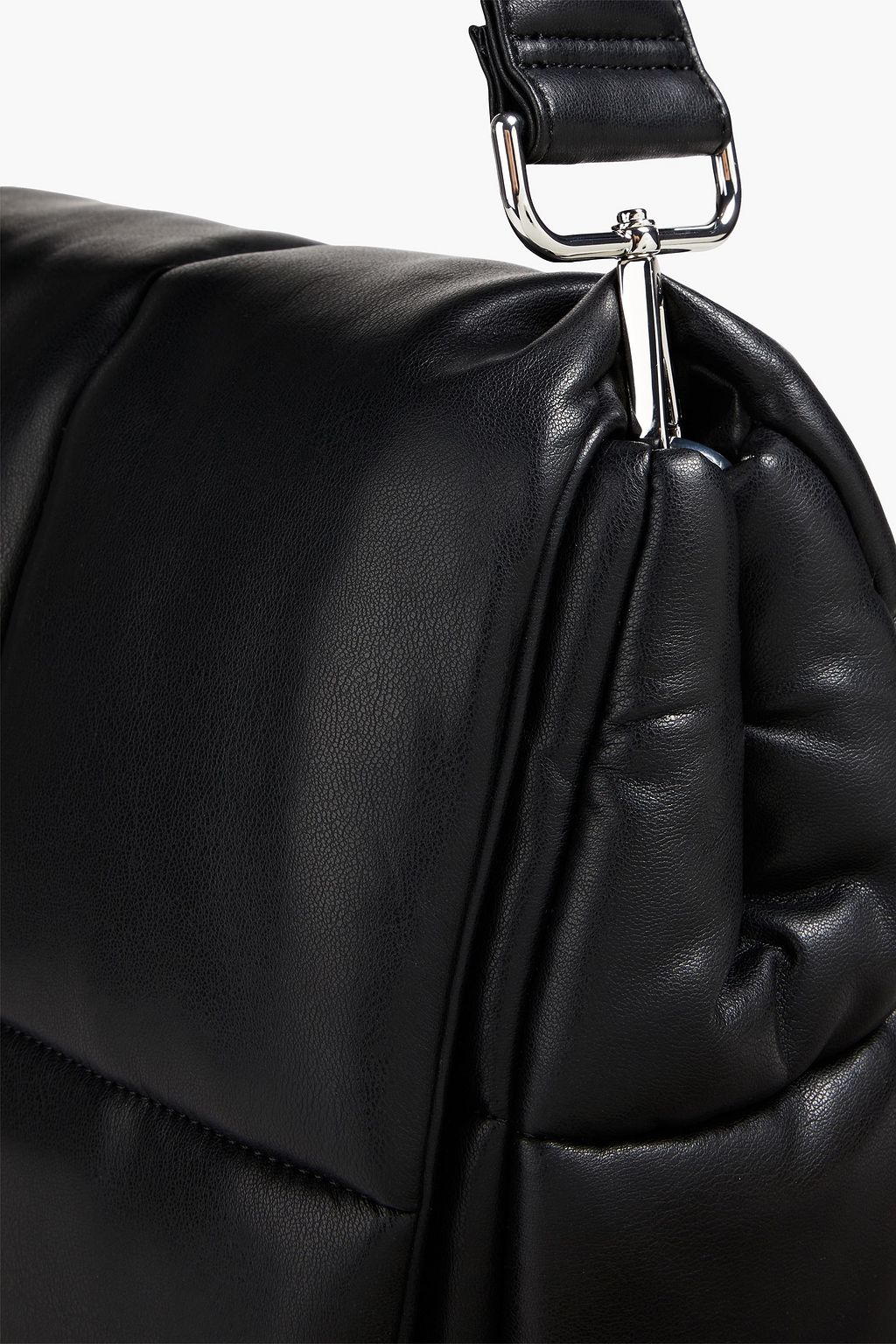STAND STUDIO Wanda quilted faux leather clutch