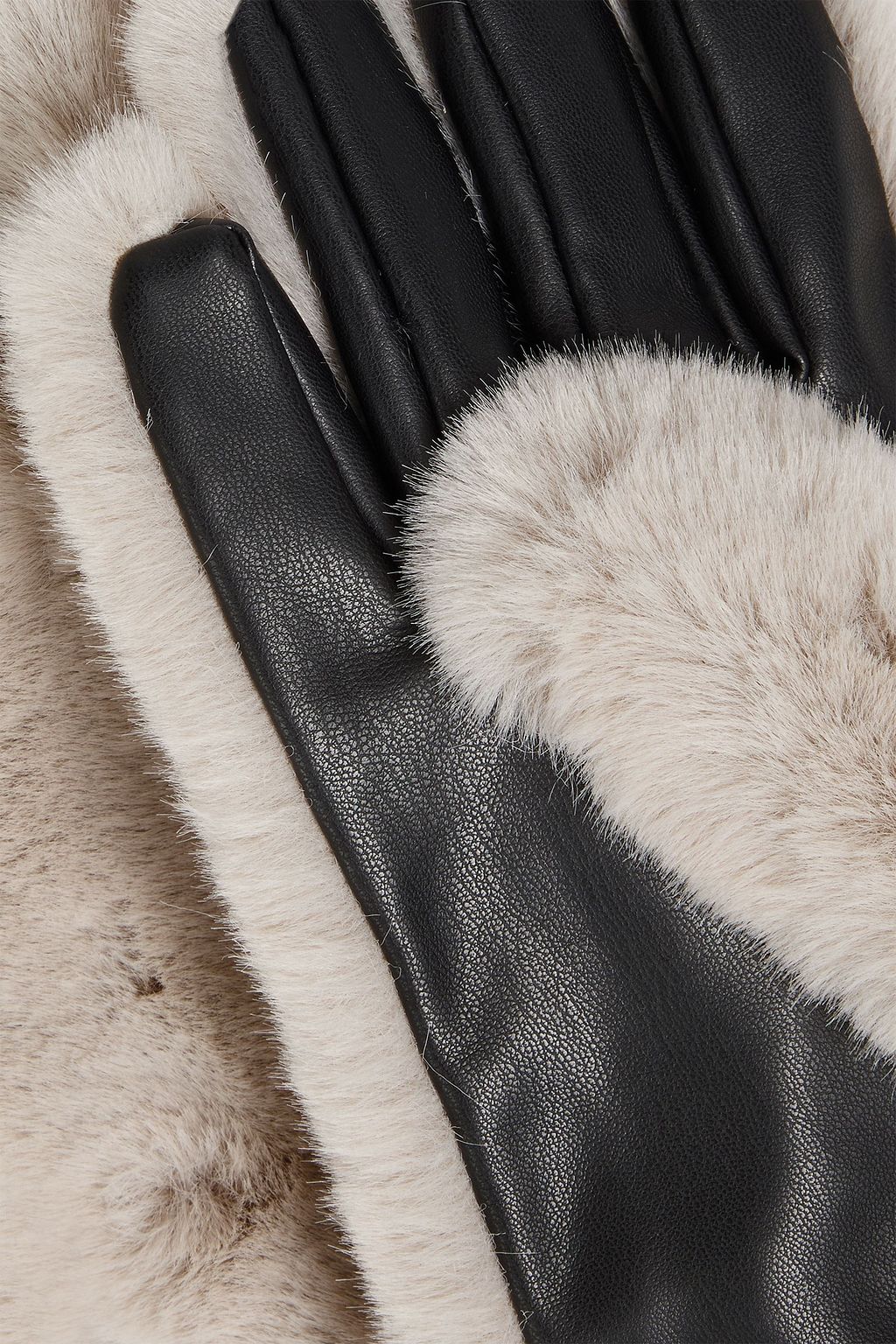 STAND STUDIO Faux fur gloves