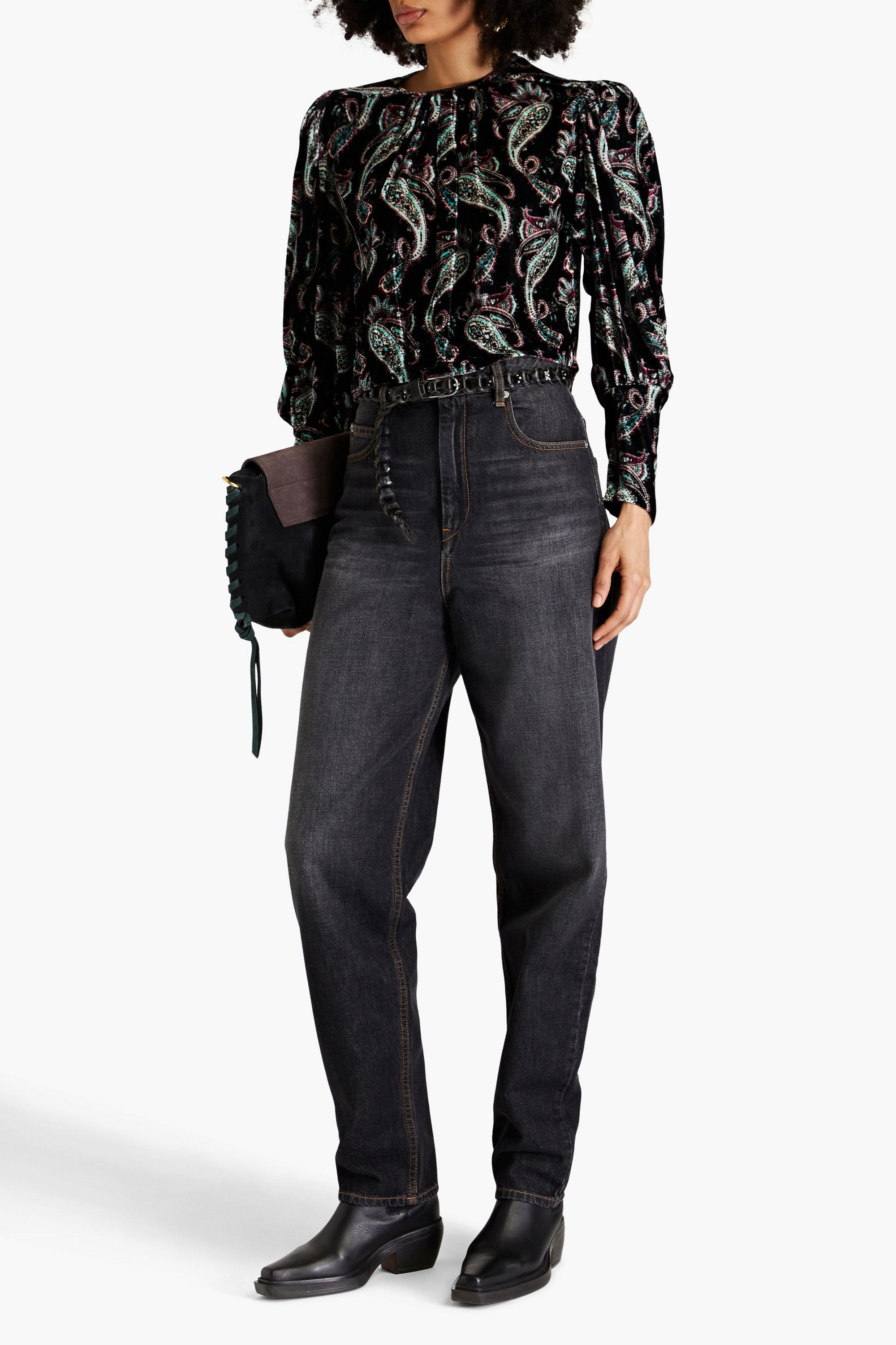 Marant Étoile Corsy J high-rise tapered jeans