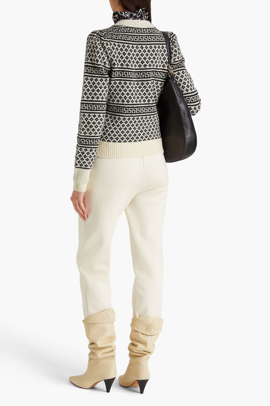 MARANT ÉTOILE Newton jacquard-knit wool sweater