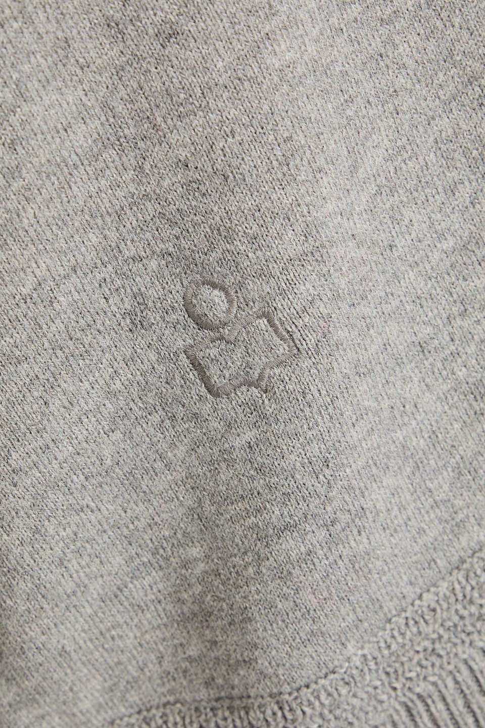 Isabel Marant Étoile Camelia Pullover Aus Einer Baumwollmischung In Grau