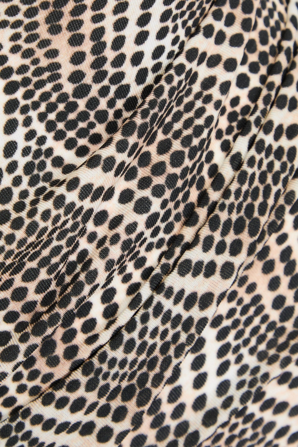 Isabel Marant Goyela Printed Jersey Turtleneck Top In Schwarz