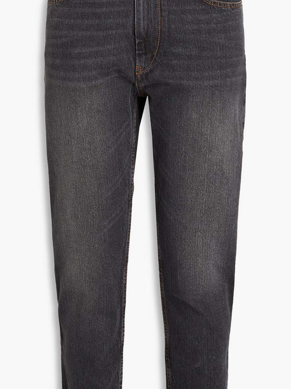 cropped high-rise tapered jeans