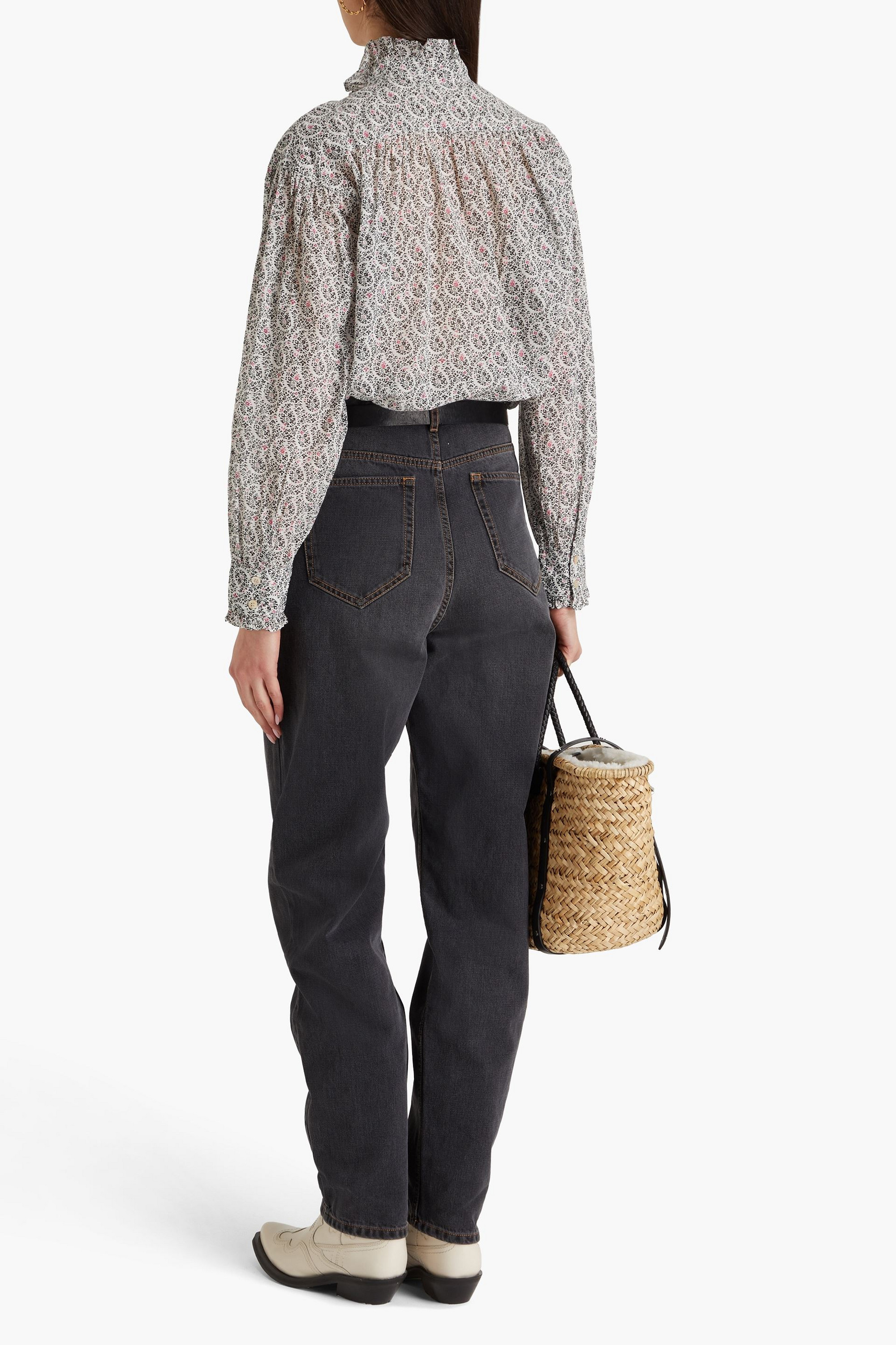 Marant Étoile Corsy high-rise tapered jeans thumbnail