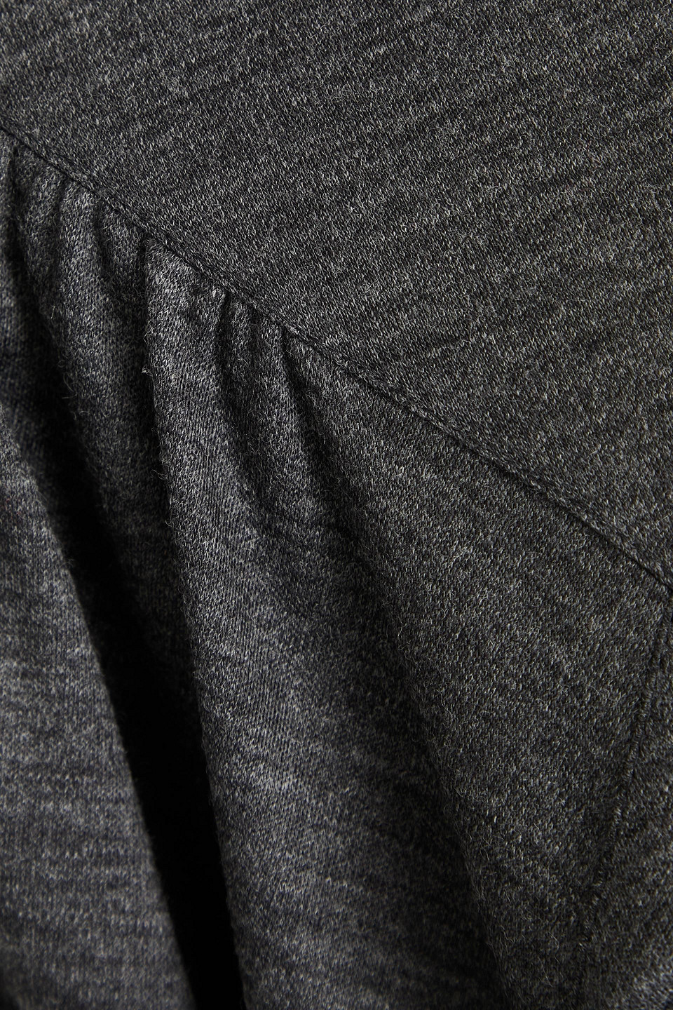 ISABEL MARANT GENIA WOOL-JERSEY TURTLENECK MIDI DRESS