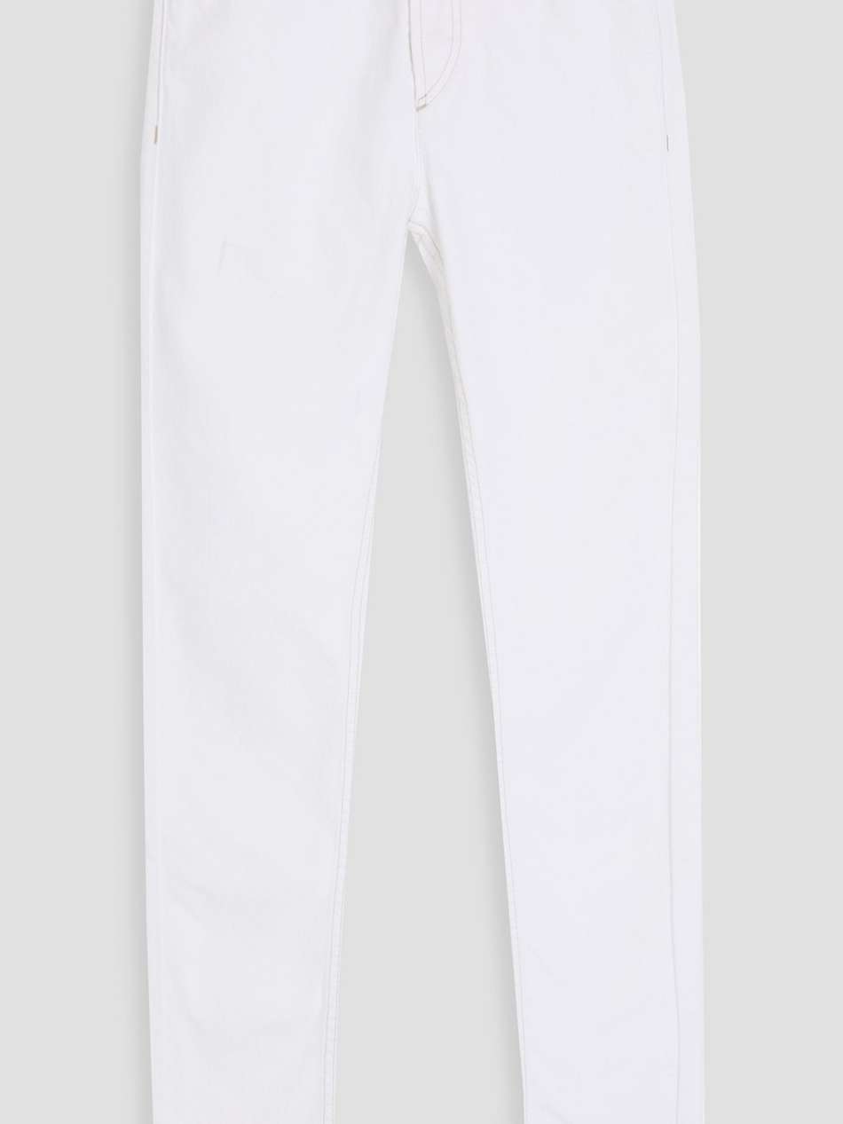 mid-rise skinny jeans