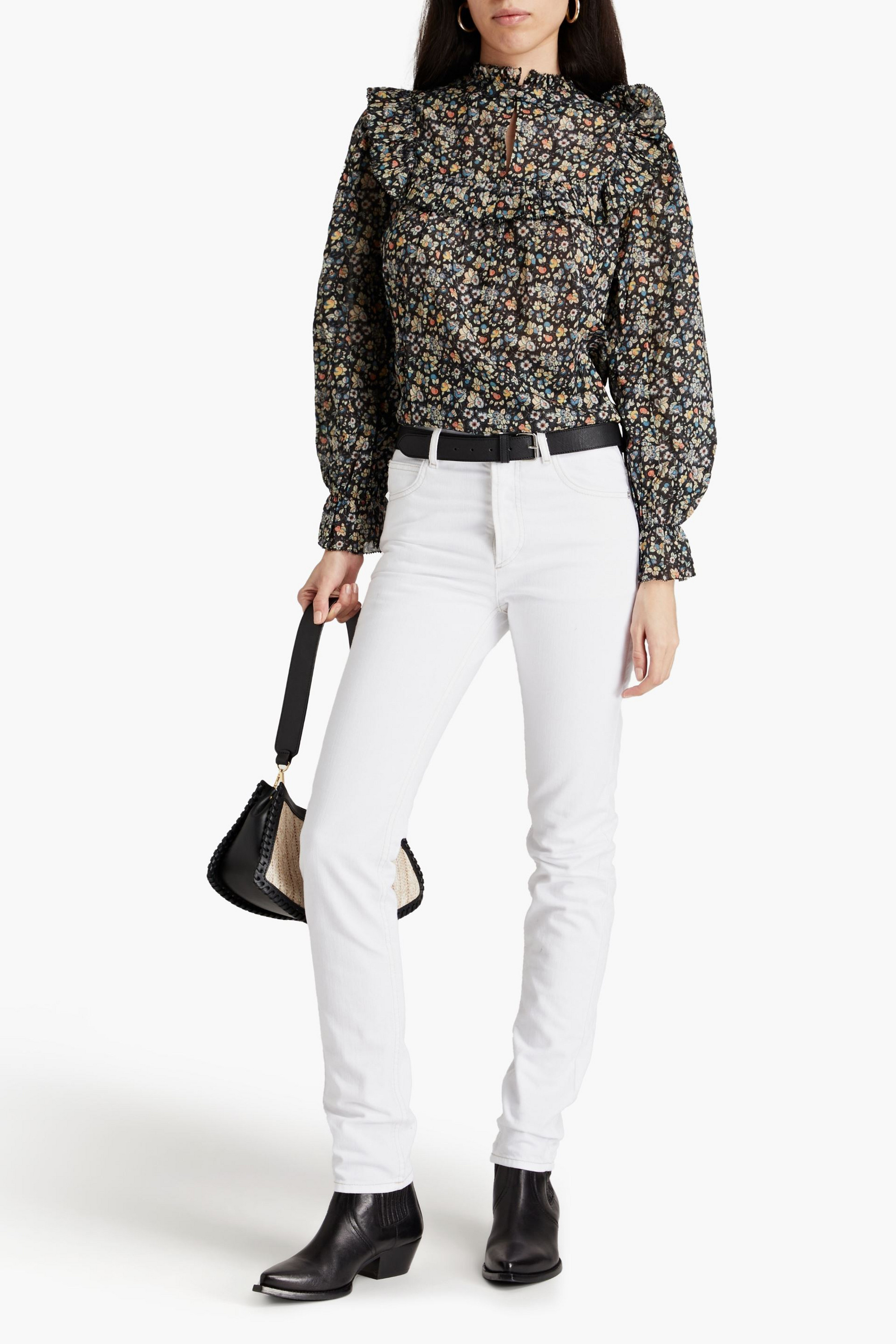 Marant Étoile Mid-rise skinny jeans