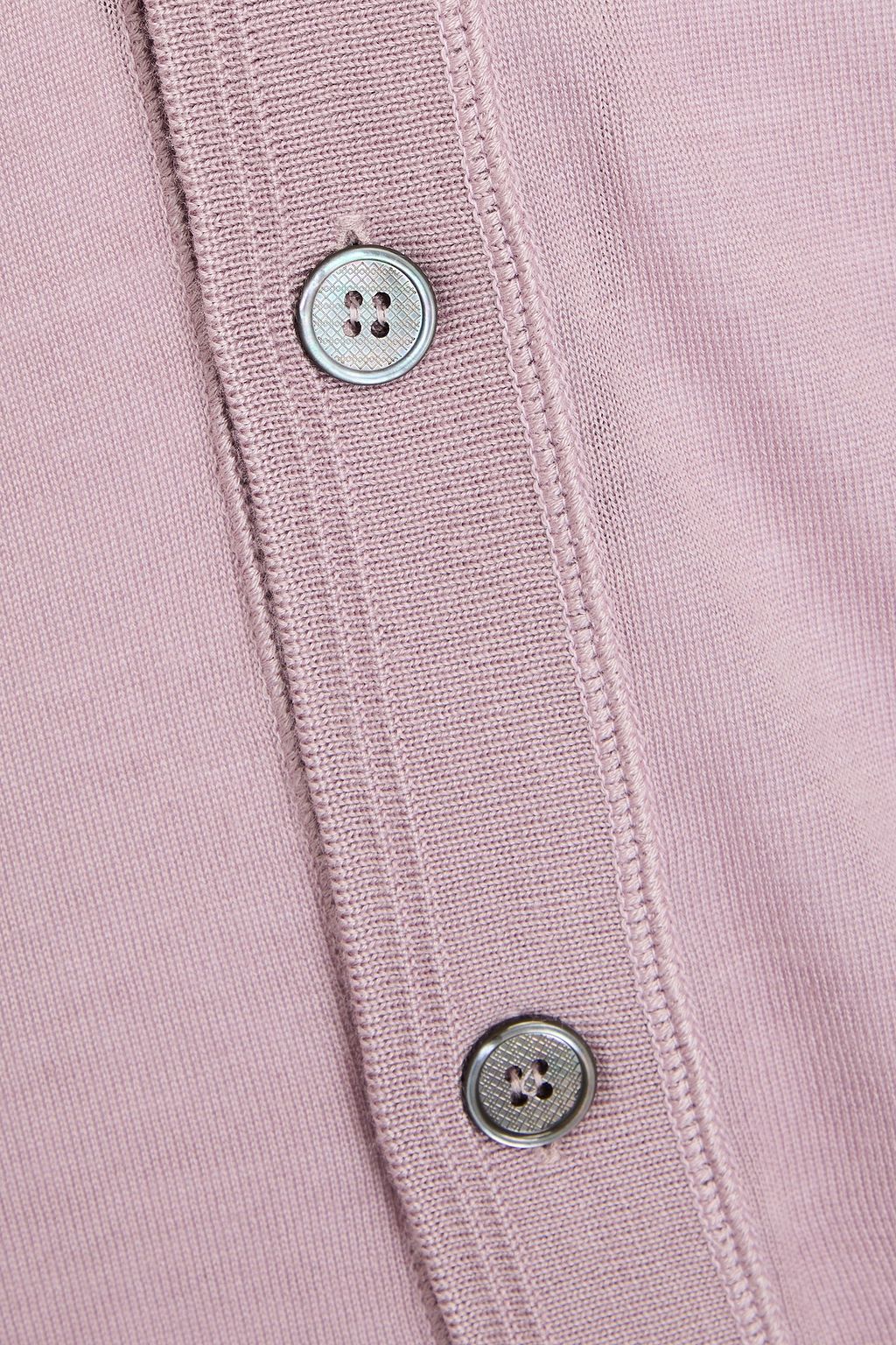 CANALI Cashmere and silk-blend cardigan