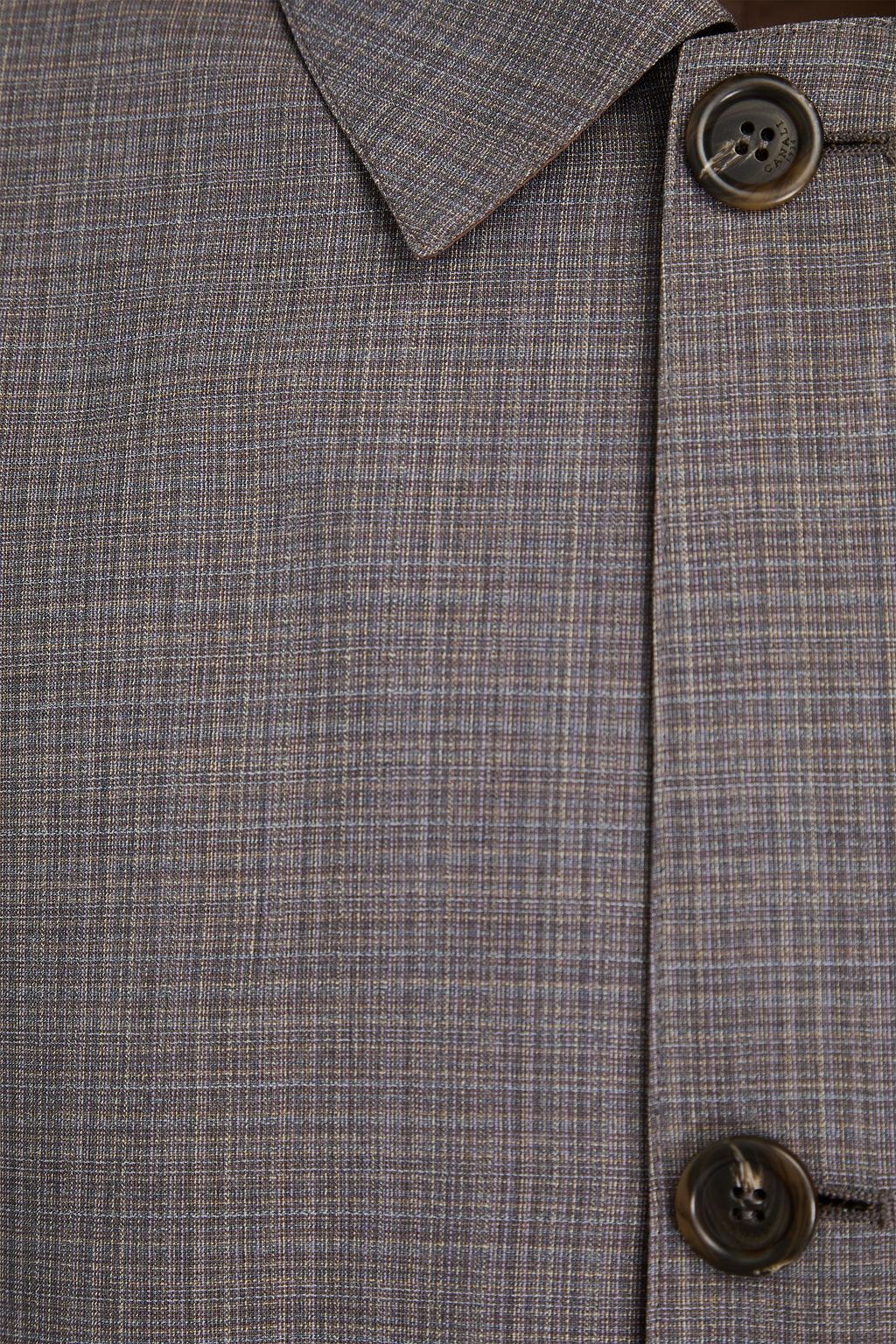 CANALI Reversible wool raincoat