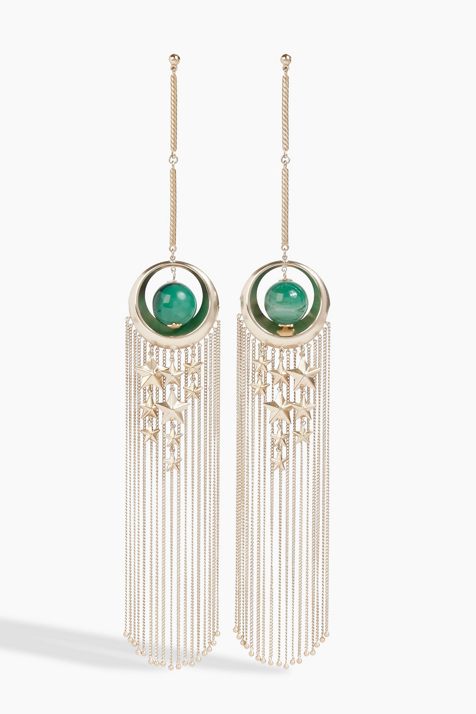 Zimmermann Gold-tone Agate Earrings In Neutral