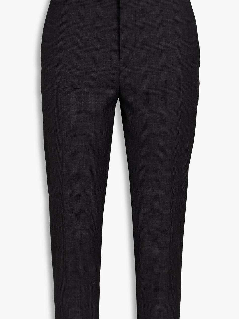 noah prince of wales checked wool-crepe tapered pants