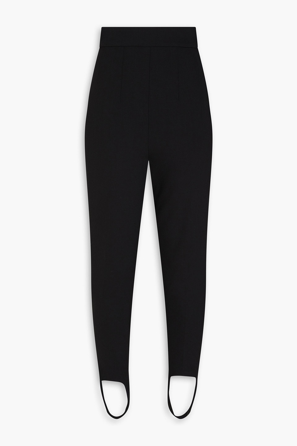 Isabel Marant Stretch-crepe Stirrup Skinny Pants In Schwarz