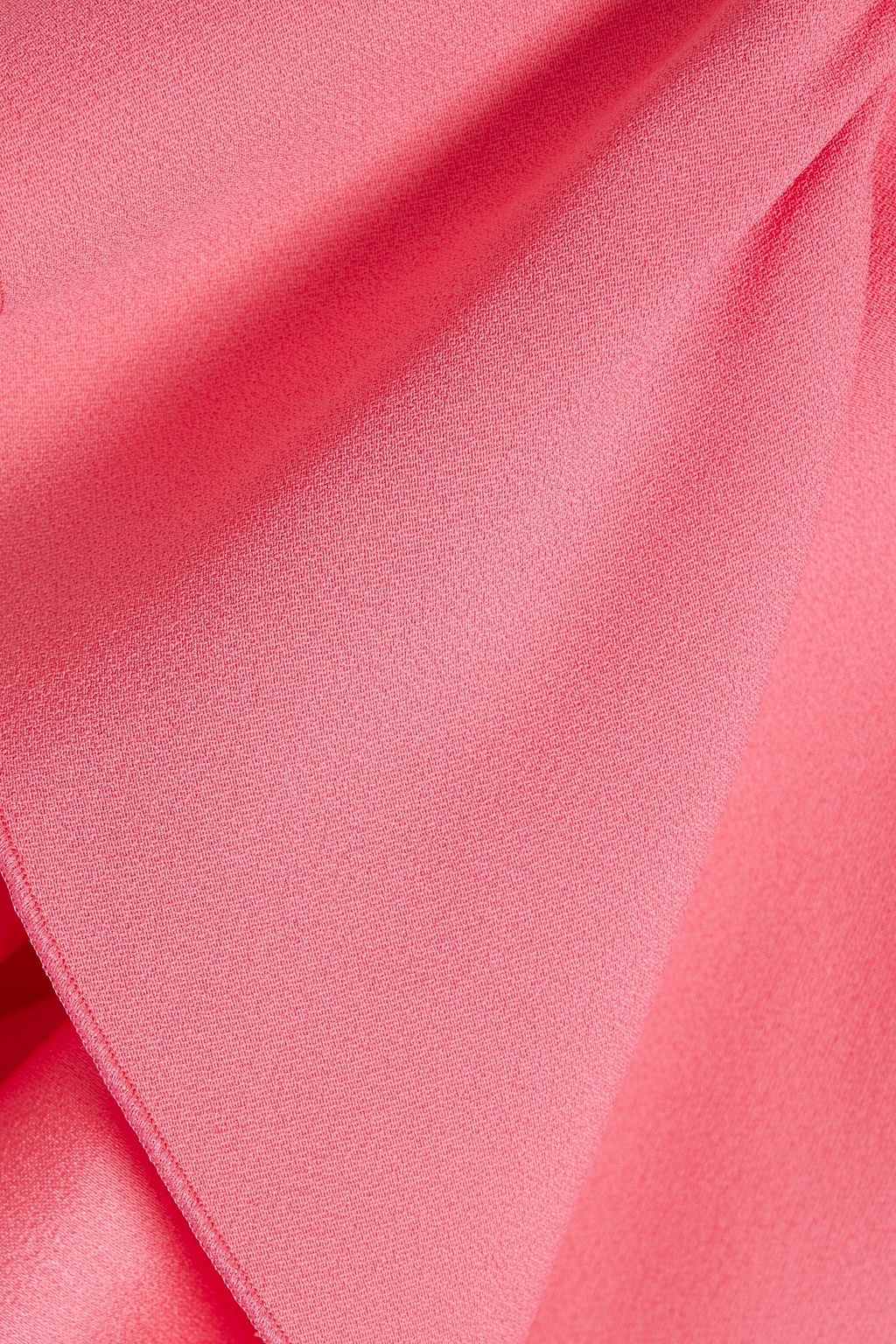 REDVALENTINO Pussy-bow ruffled cady top