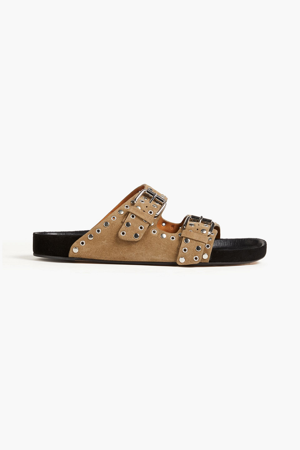 Isabel Marant Lennyo Suede Leather Sandals In Sand