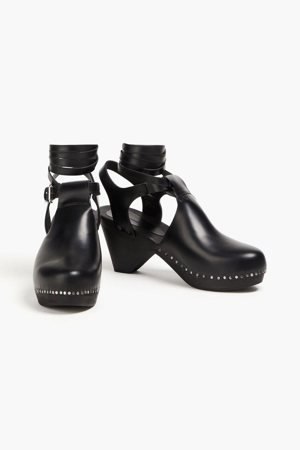 ISABEL MARANT Tulee studded leather clogs