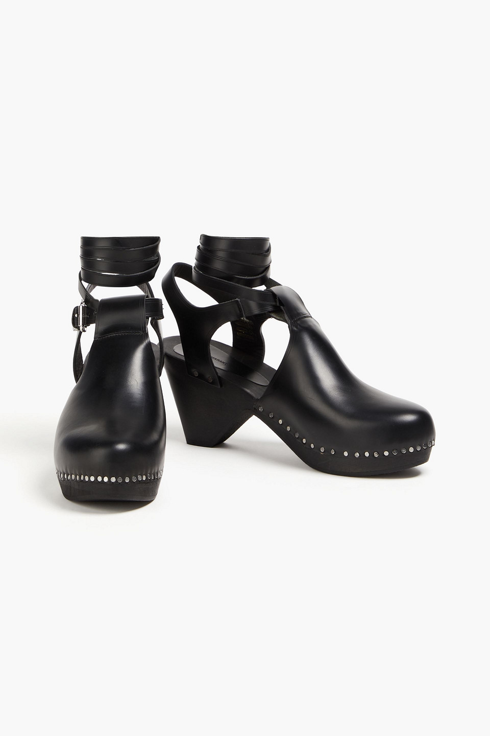 ISABEL MARANT TULEE STUDDED LEATHER CLOGS