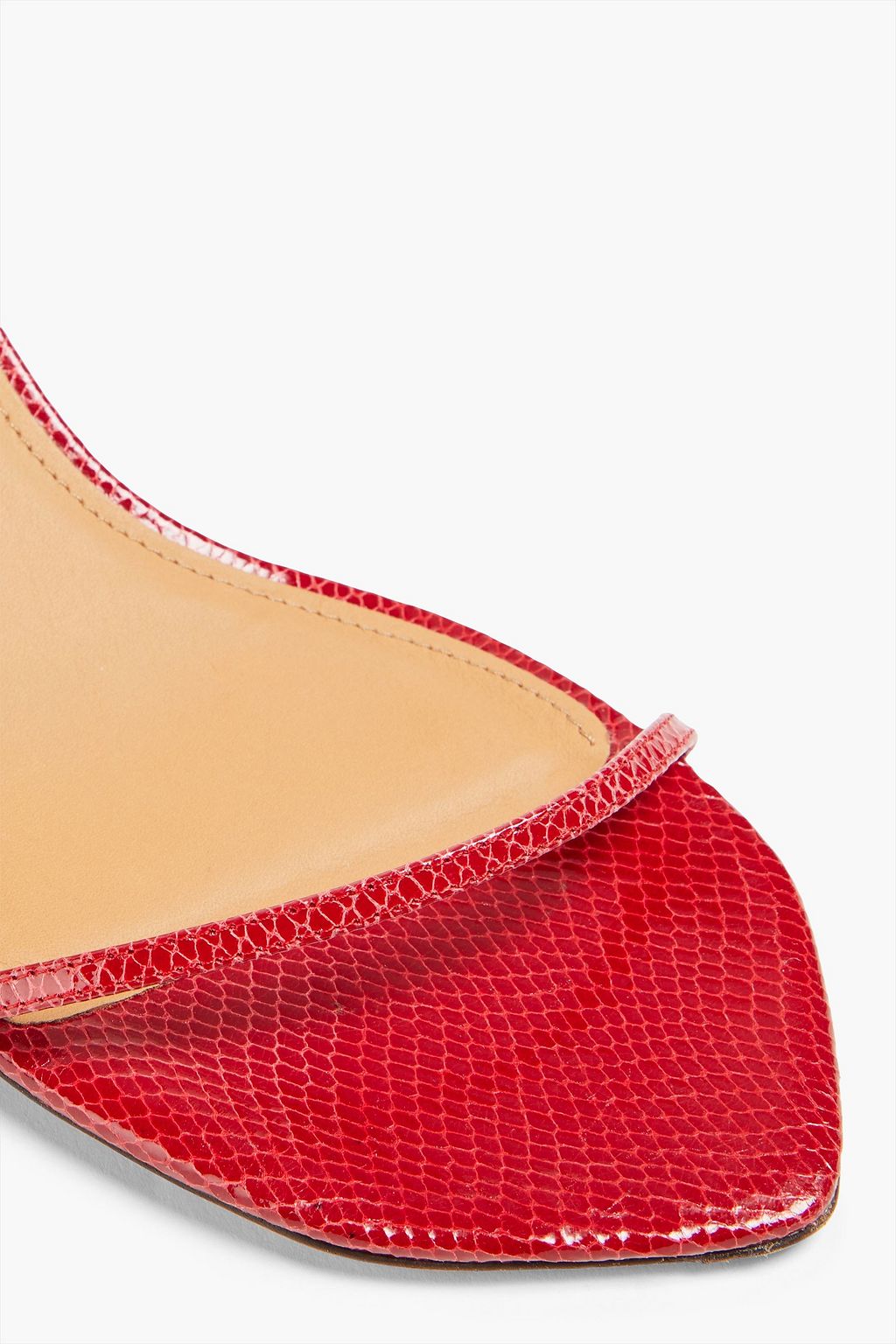 ISABEL MARANT Aridee snake-effect leather sandals