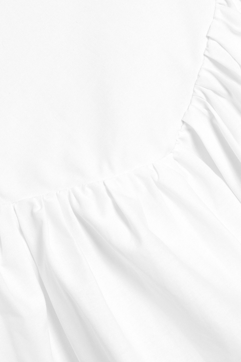 Shop Nicholas Cotton-poplin Midi Dress In White