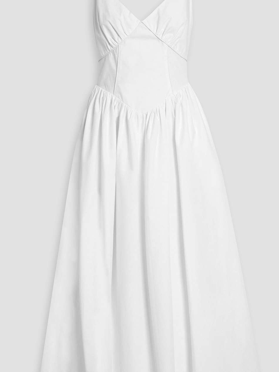 becker cotton-poplin midi dress