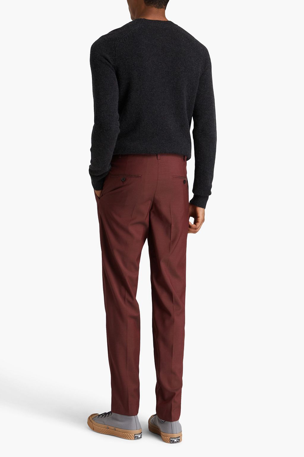 ISABEL MARANT Luallo pleated wool pants