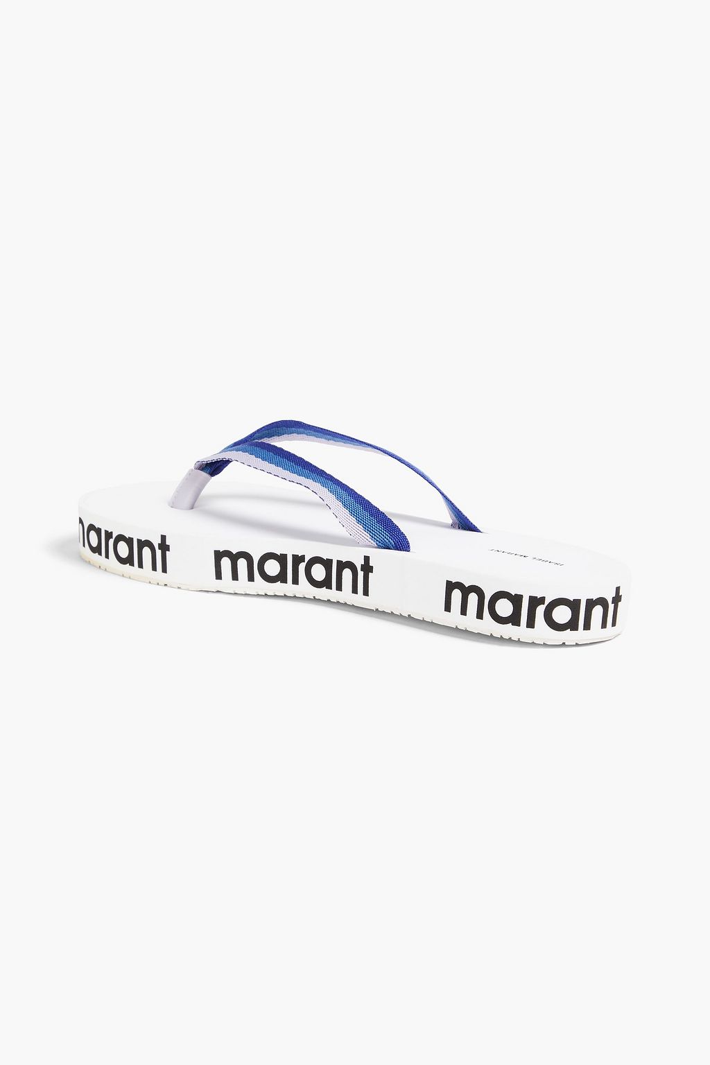 ISABEL MARANT Tae striped webbing flip flops