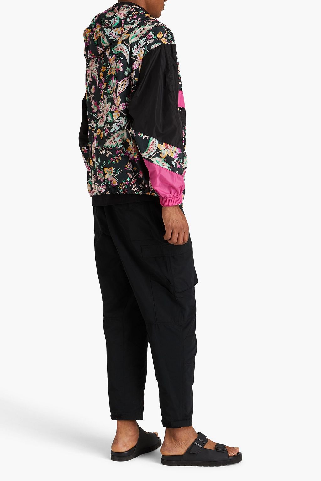 ISABEL MARANT Dizzya floral-print shell hooded jacket